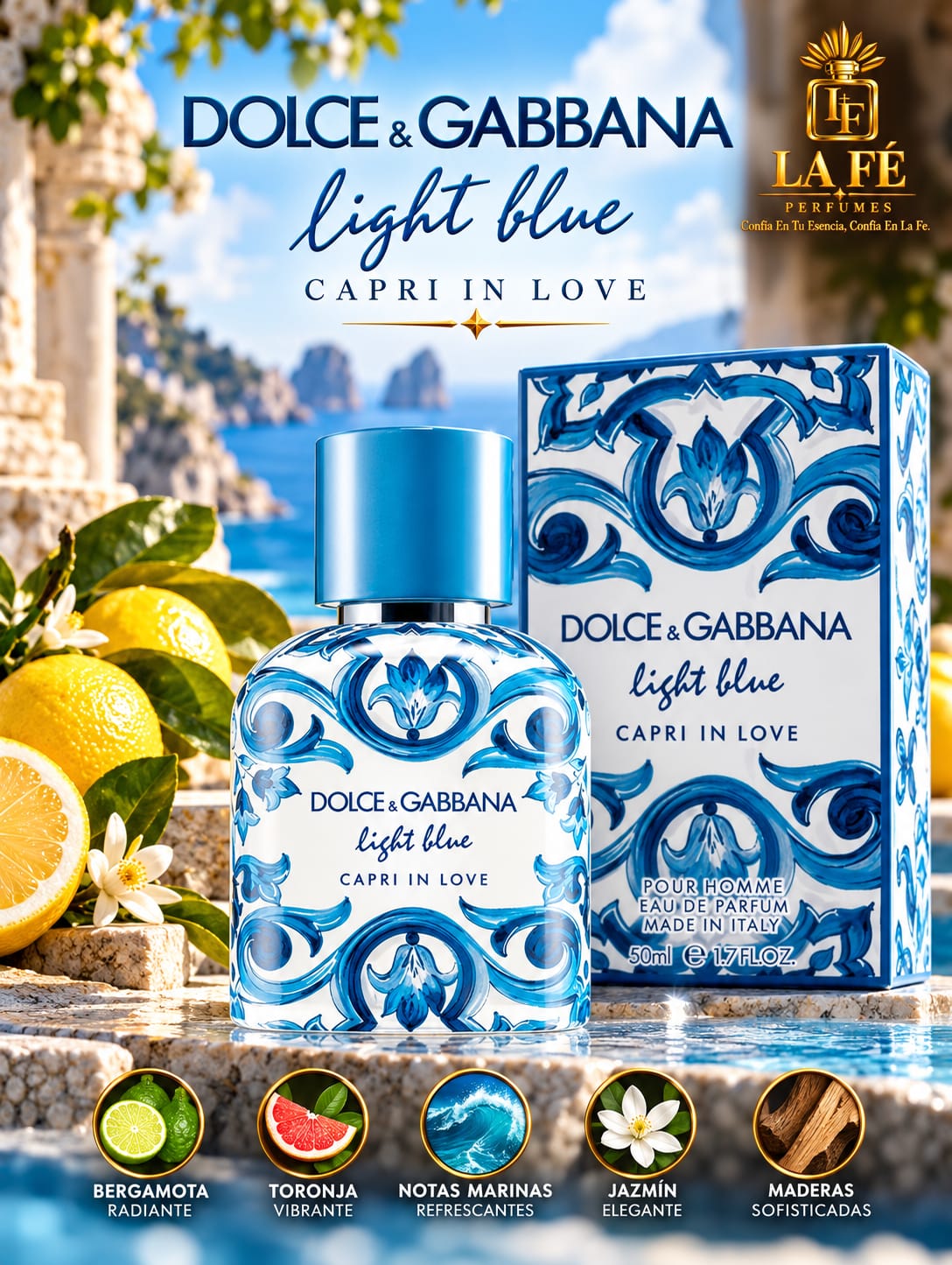 Dolce & Gabbana Light Blue Capri In Love Pour Homme 100ml EDP